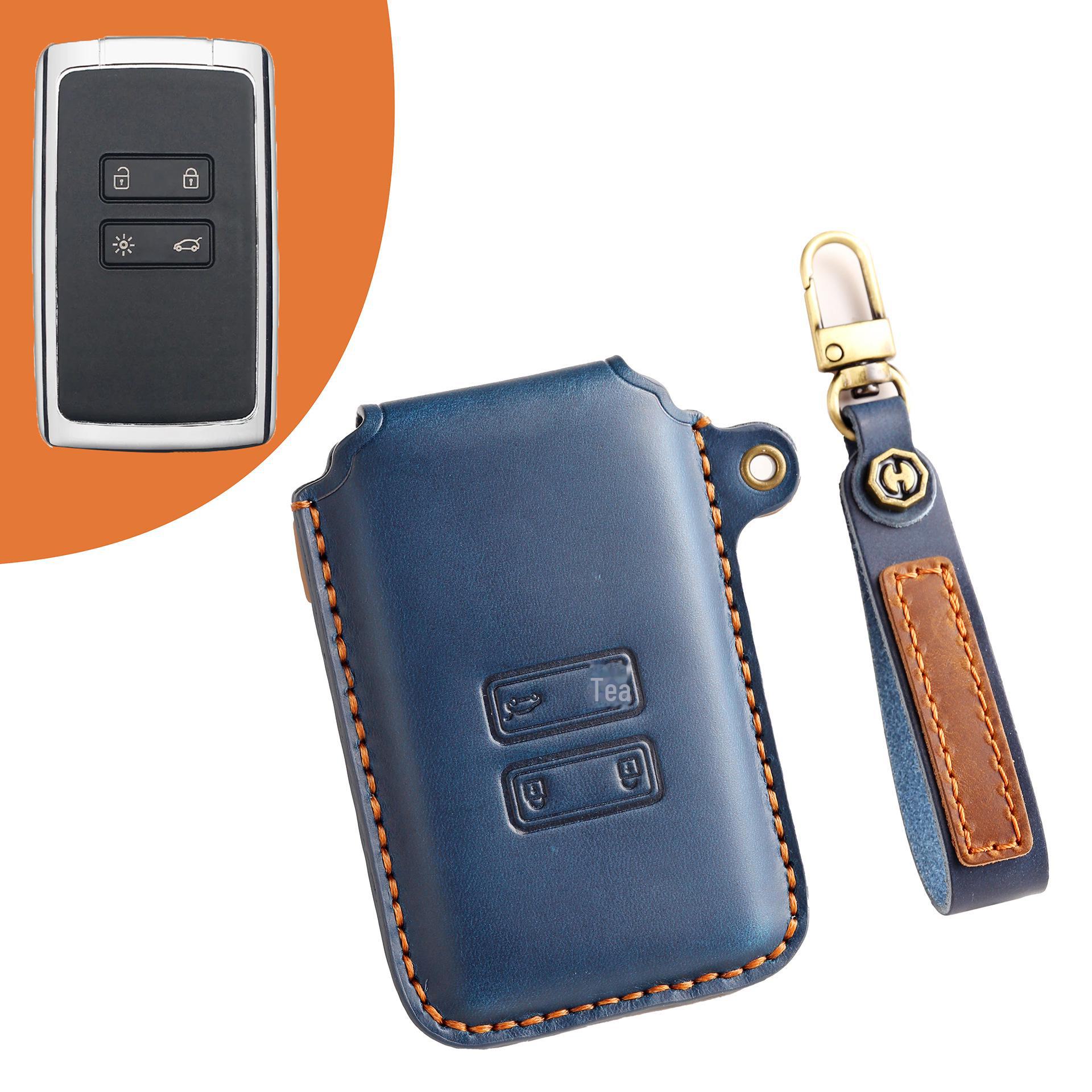 

Чехол для ключа Renault Koleos: Высококачественная персонализированная защитная оболочка синий