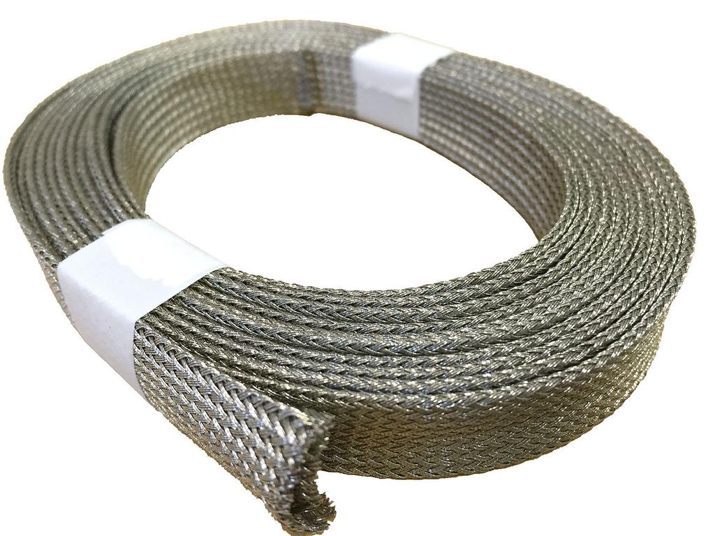 Cable Sheathing Noise Shielding Braided Sleeve, 3M (Standard Diameter: Approx. 8mm ~ Expanded Diameter: Approx. 18mm)