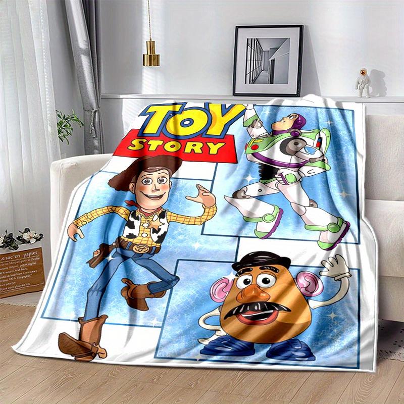 1pc, Toy Story Characters Throw Blanket Home Decor, Couch Cover, Outdoor Blanket, Gift for Friends, Flannel Throw, Suitable for Bedroom