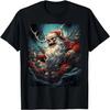 Christmas Horror Vintage Santa Claus Winter Holiday Pajama T-Shirt