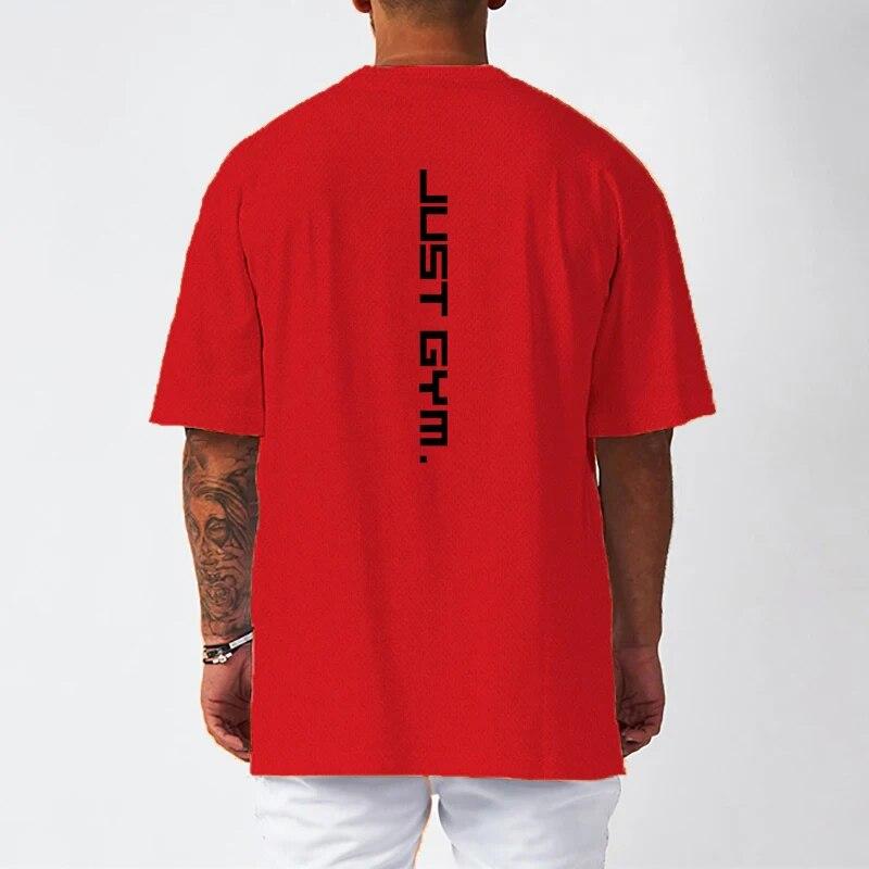 Muscleguys Summer Running Top Training Sweatwicking Quick Drying Half Sleeve Fitness and Leisure