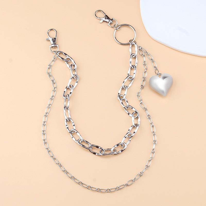 New Versatile Pentagram Pendant Chain Trendy Hip Hop Jeans Waist Chain Fashion Accessories