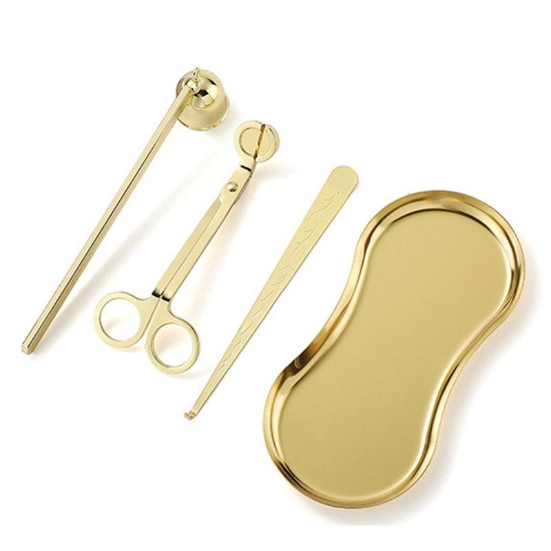 

M-Modern-Aromatherapy Candle Tools Candle Cutter DIY Candle Extinguishing Tool Set Flame Extinguisher Candle Extinguisher золотой