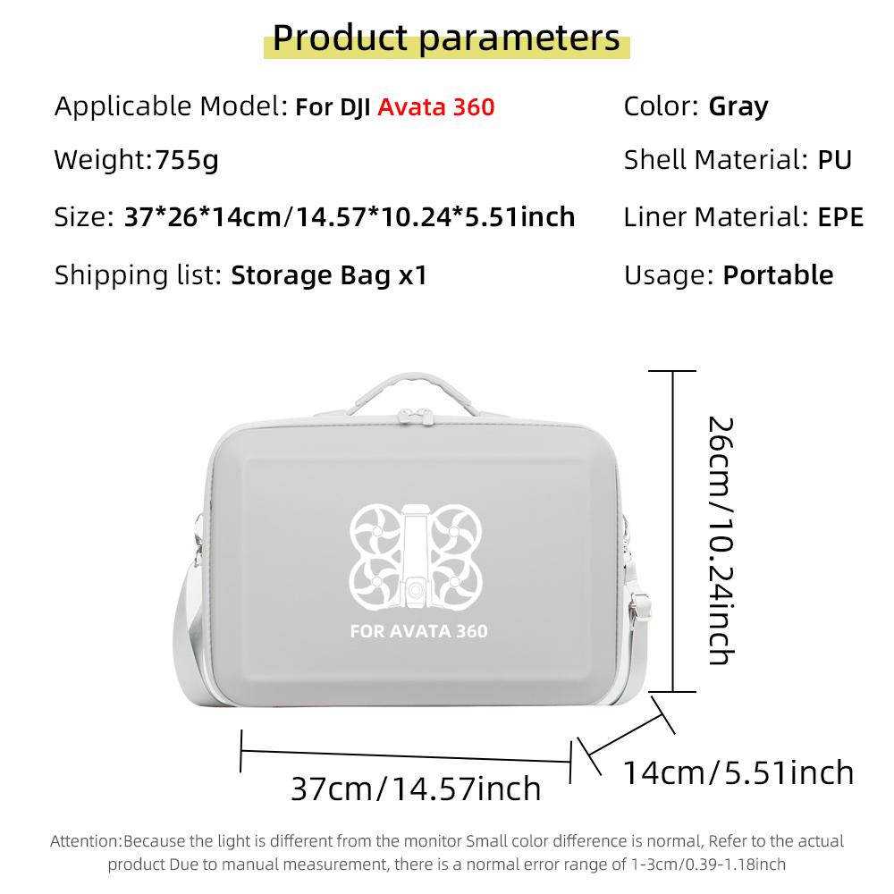 Portable Carrying Box For DJI Avata 360 Motion Fly More Combo Protective Box Hard Shell Carrying Case Suitcase Drone Accessries