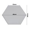 Room Wall Stickers 46*40*23mm Wall Stickers Hexagon Mirror Wall Sticker