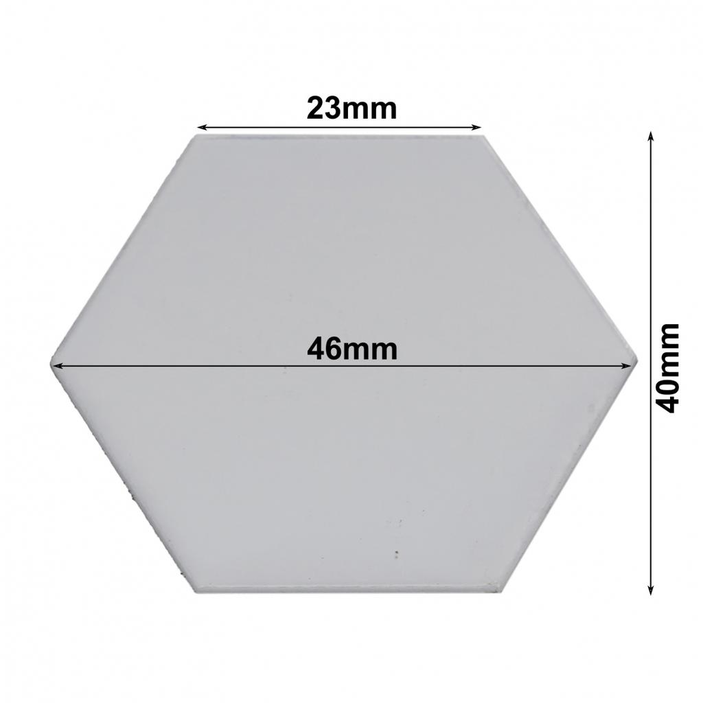 Room Wall Stickers 46*40*23mm Wall Stickers Hexagon Mirror Wall Sticker