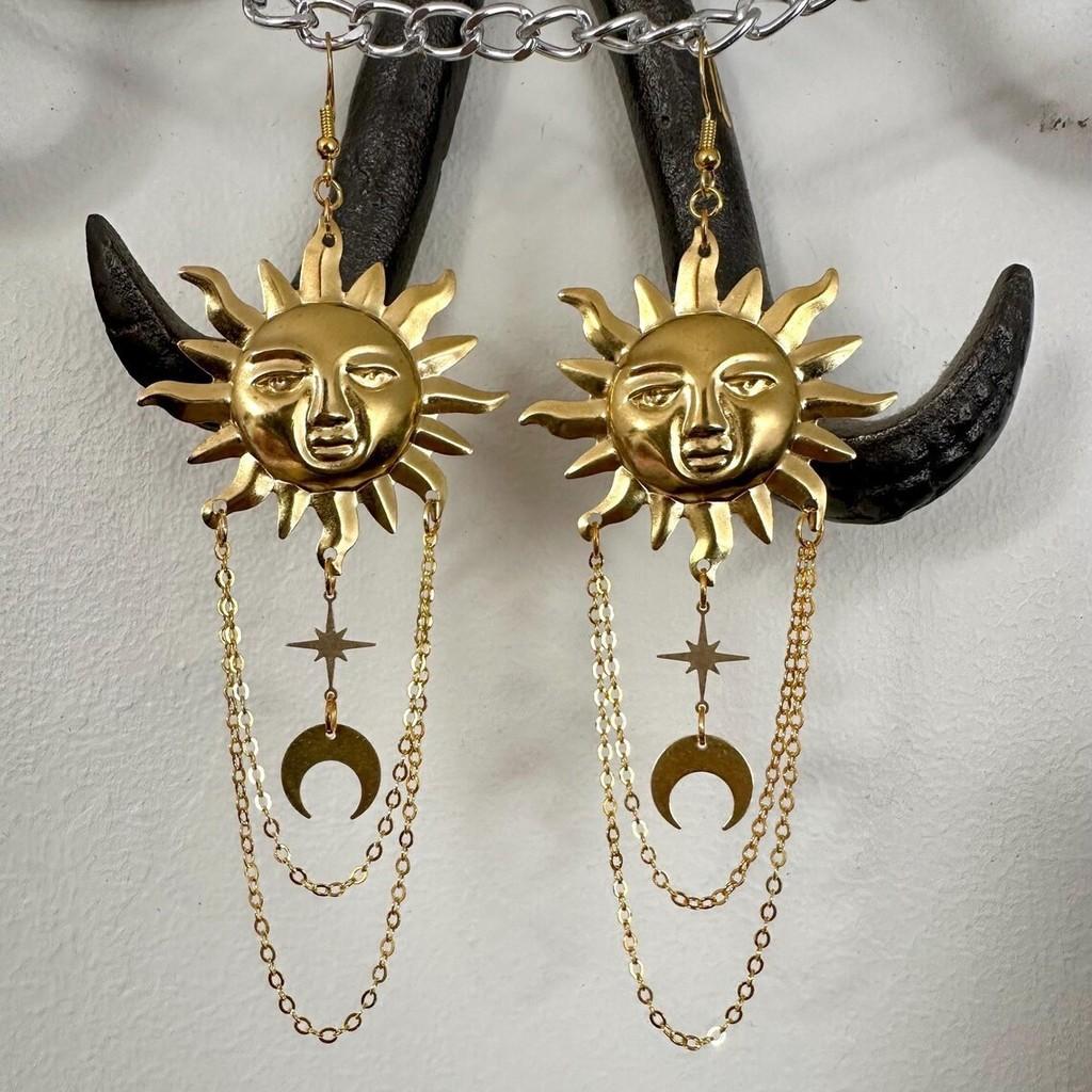 Богемные серьги-сердечки с позолотой для летней моды Подарок для женщин