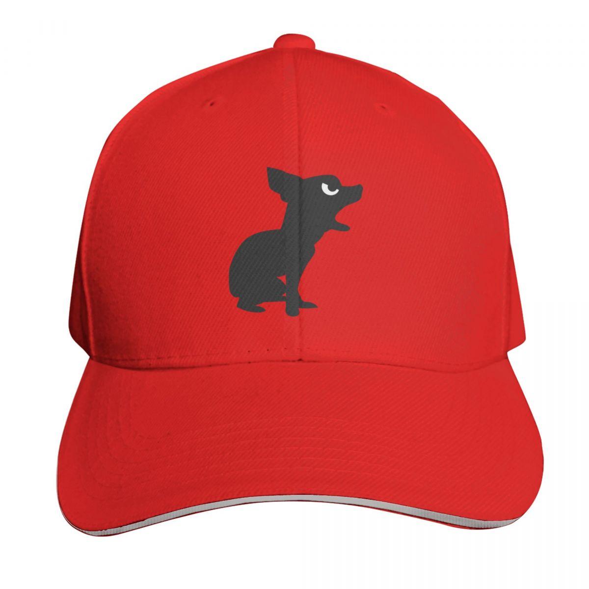 Angry Animals Chihuahua Baseball Cap Anime Hat Unisexs big size hat funny hat Unisex For The Sun Unisexs Baseball Womens