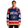 Unisex Long Sleeve Hockey Jersey Shirt Lightweight Breathable Athletic Top for Outdoor Sports and Casual Wear with Graphic Print