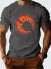 Letter Graphic Printed Short-sleeved Luxury Cotton T-shirt Summer Unisex Men Women Casual Loose Fashion Trendy Clothing