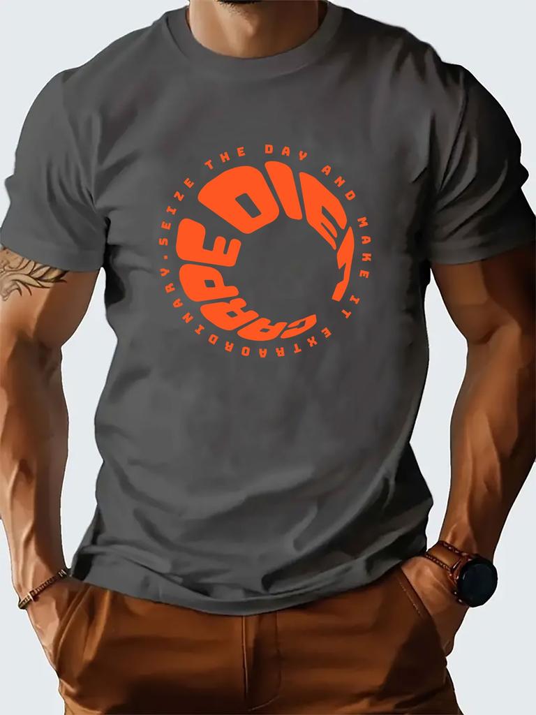Letter Graphic Printed Short-sleeved Luxury Cotton T-shirt Summer Unisex Men Women Casual Loose Fashion Trendy Clothing