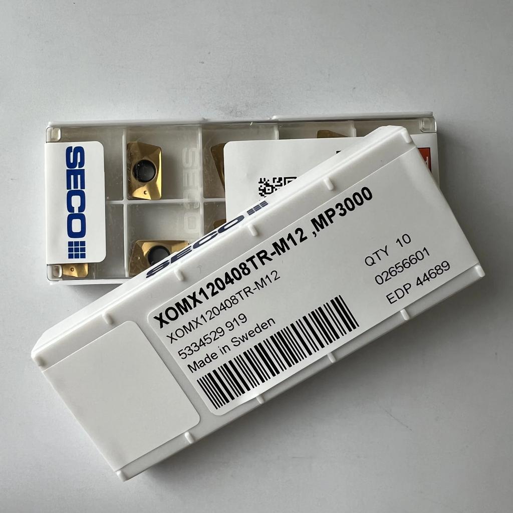 SECO / XOMX120408TR-M12,MP3000 / Original carbide blade 10 Pcs