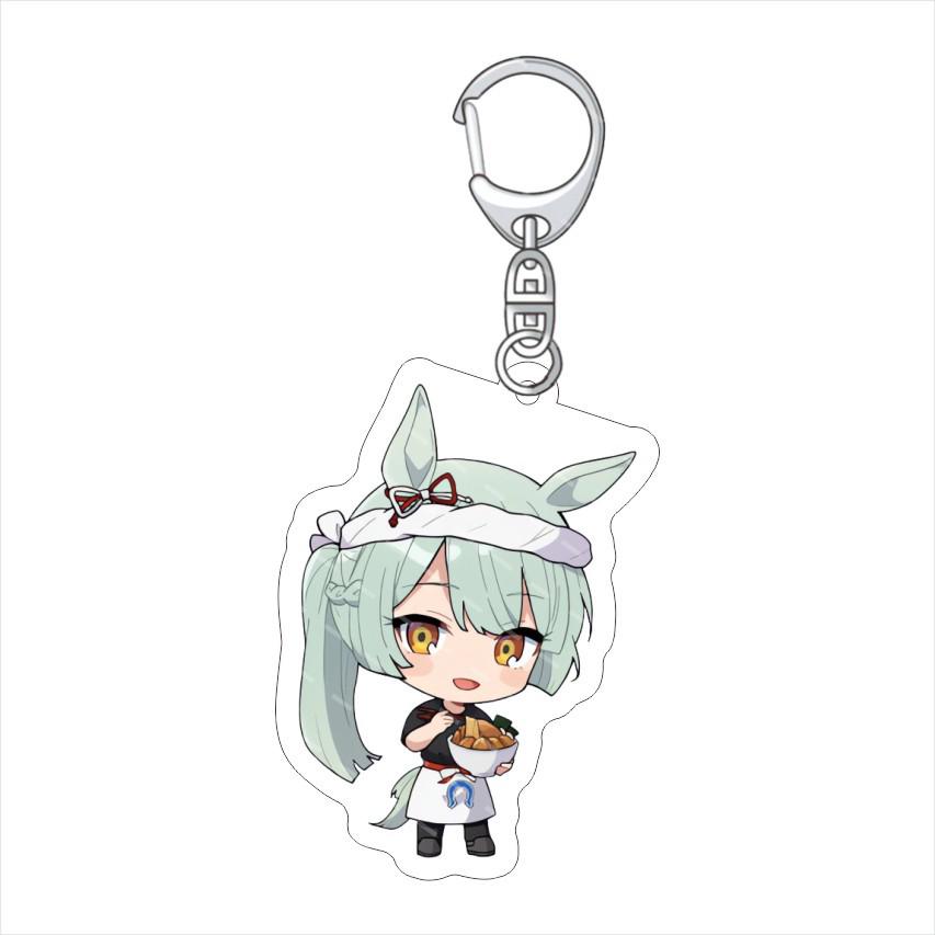 Uma Musume Grauer Aschenputtel Acryl Schlüsselanhänger Anhänger