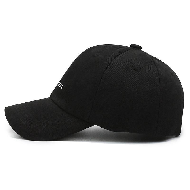 Challenge Letter Embroidered Duckcap Hat Shade Couples Outdoor Breathable Sports