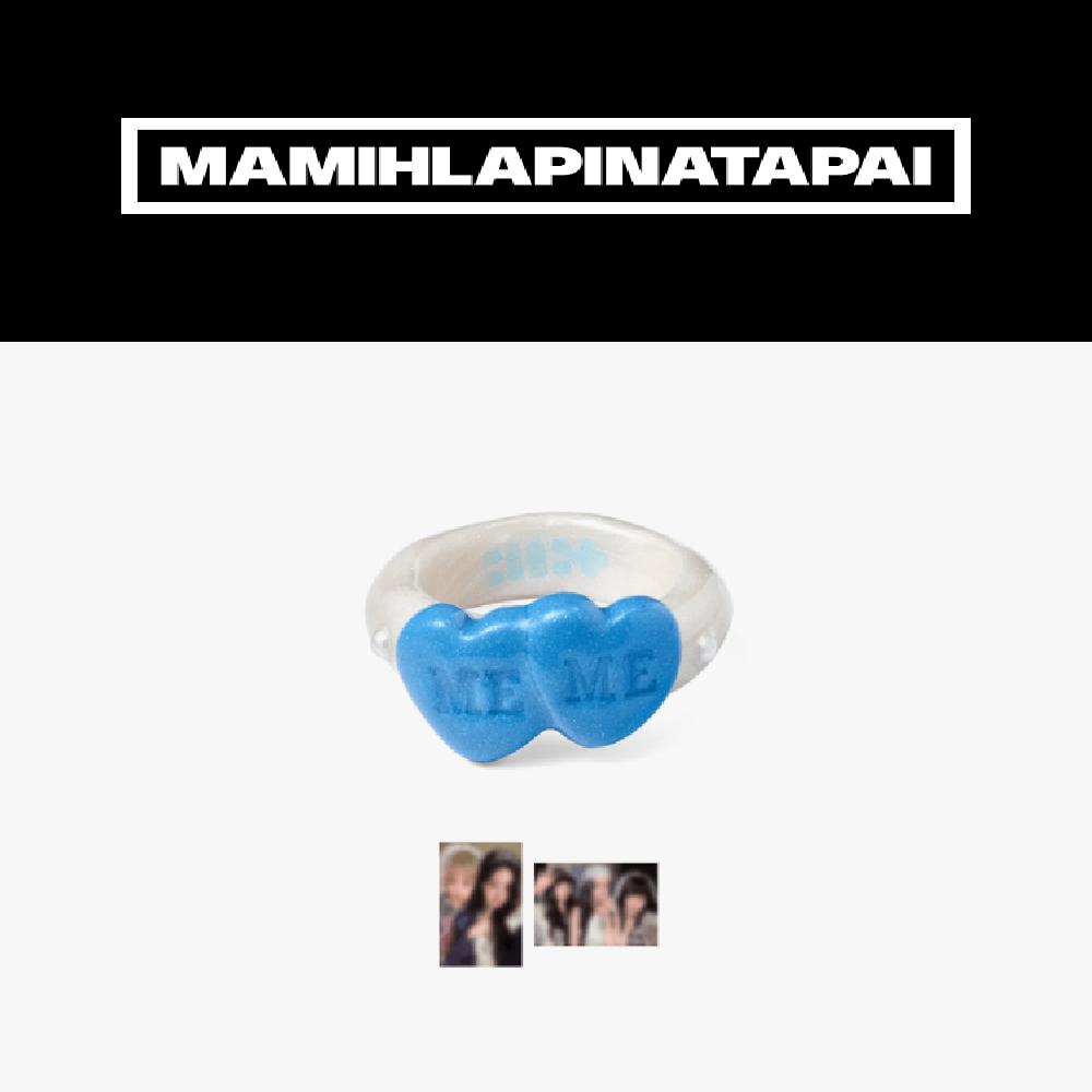 ILLIT MAMIHLAPINATAPAI Кольцо с двойным сердцем S size