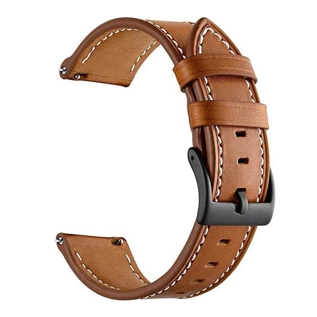 20 22mm PU Leather Strap For Amazift Bip 3 /S/U Pro/S Smart Wristband Bracelet Huami Amazift GTS 4 Mini 3 2e 2/GTR 4/3 pro 42 47