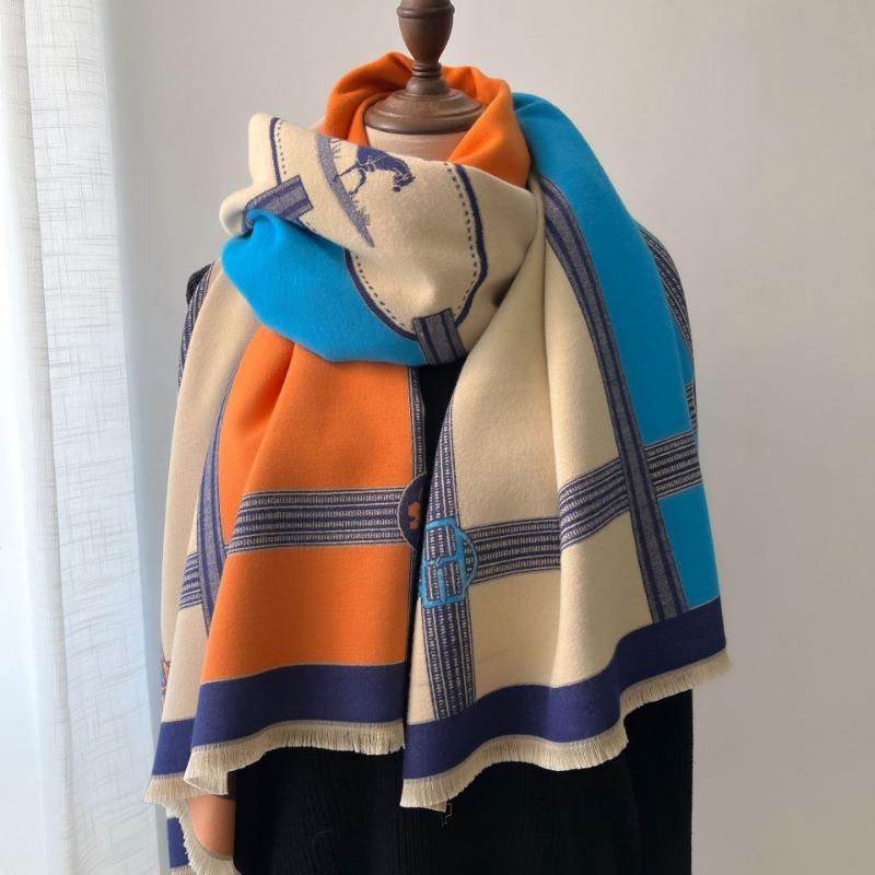 Sciarpa scialle in cashmere caldo invernale alla moda per le donne, design foulard da collo, pashmina, foulard da testa, bandana femminile
