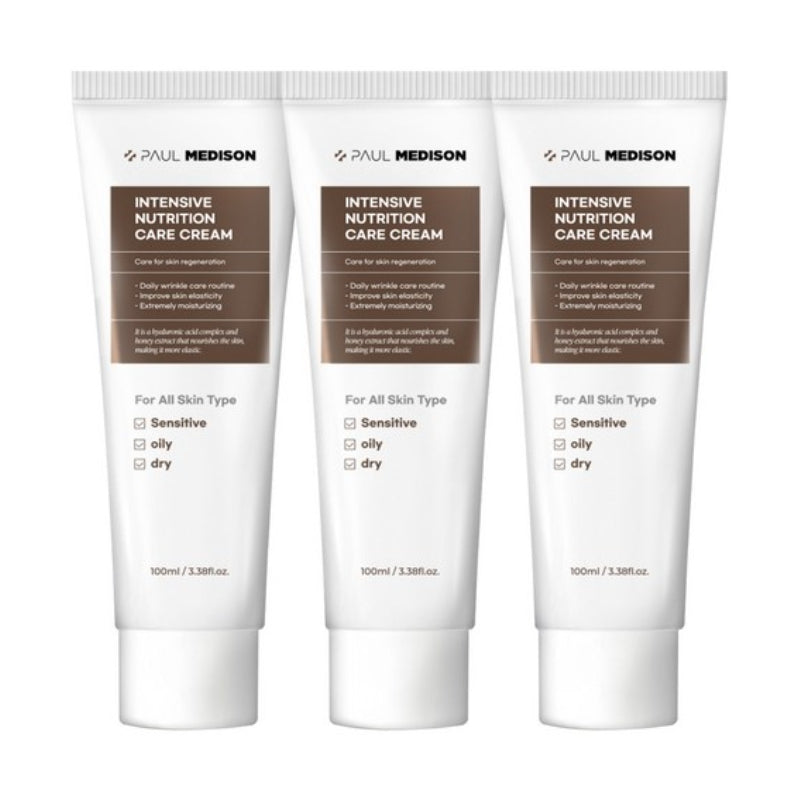 Paul Medison Intensive Nutrition Care Cream 100ml*3Pcs/5Pcs