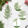 Rami di Cedro Artificiale Steli Verdi Finti Decorazioni per Giardino Balcone Casa
