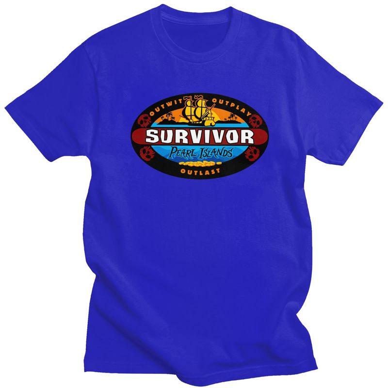 Custom Adventure Game TV Show Survivor Tshirts for Men Short Sleeves Casual T Shirt Cool Tshirt 100 Cotton Tee Gift Idea