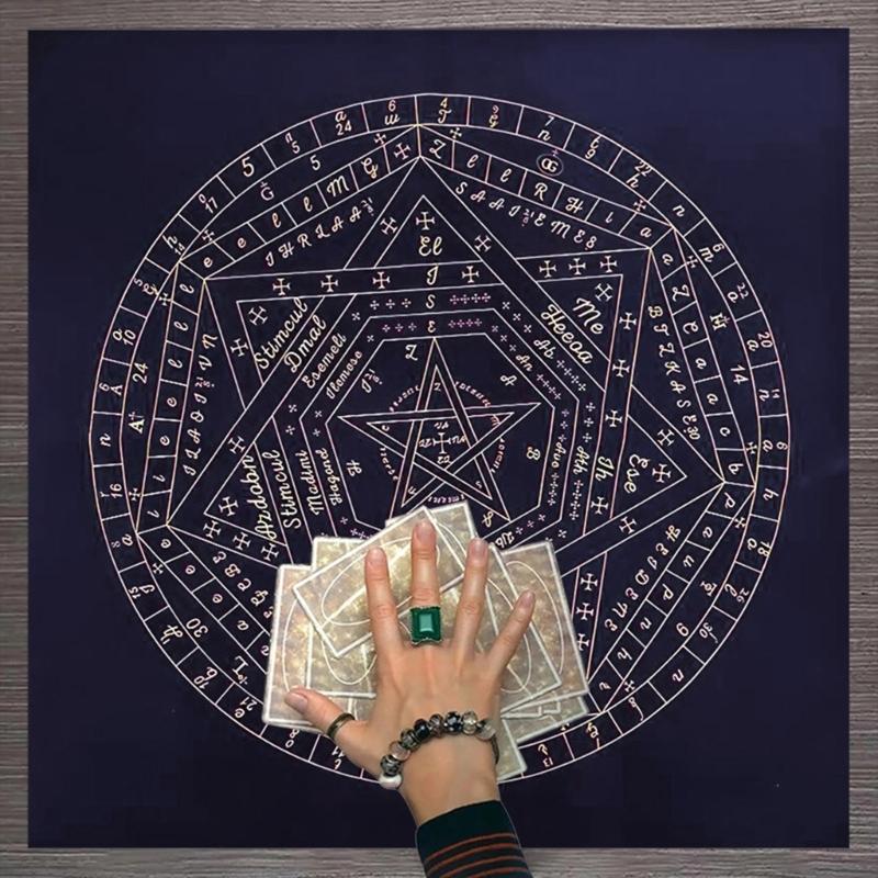 Metaphysical Game Mat Pendulum Divinations Altar Tablecloth Board Game Card Pad