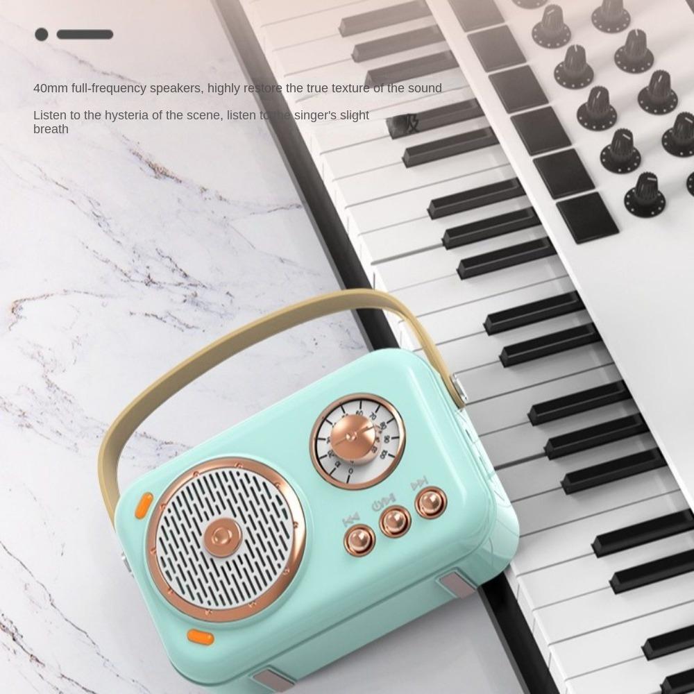 Card Subwoofer Bluetooth Speaker Mini Karaoke Machine Karaoke Bluetooth Speaker Children's Gift