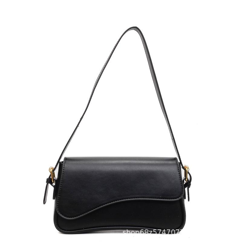 Popular Bag Women's 2025 New Retro Versatile Shoulder Armpit Bag Niche Commuter Crossbody Small Square Bag