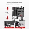 High-Precision 220V Bench Drill: Industrial Grade, Multi-Functional, High Power Milling & Drilling Machine for Households.