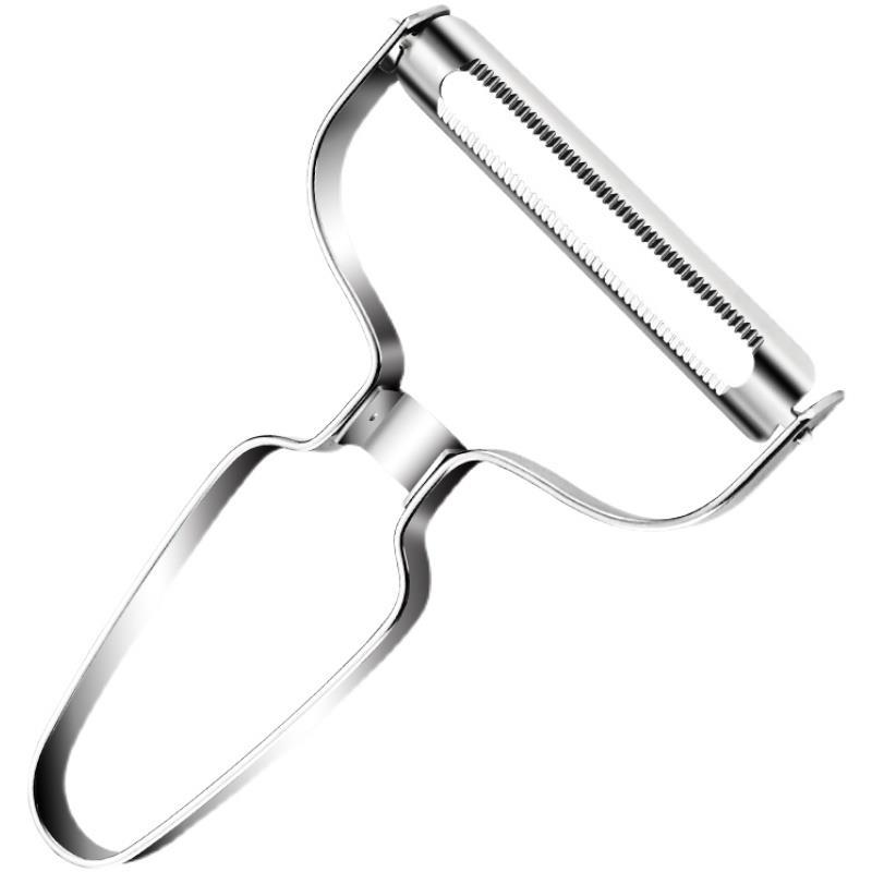 Edelstahl Kohlhobel, Haushaltshobelmesser, Lila Reibe, Multifunktionaler Gemüseschneider, Küchenhelfer