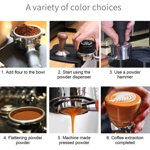 Bottomless Naked Portafilter Tamper, 51mm Portafilter with 2 Lugs, Bottomless Coffee Handle, Stainless Steel, for ECO310 Machines, Replacement for ECO