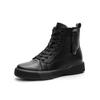 British style short boots Martin boots autumn and winter new thick-soled retro flat-bottomed velvet round head trendy cool short boots