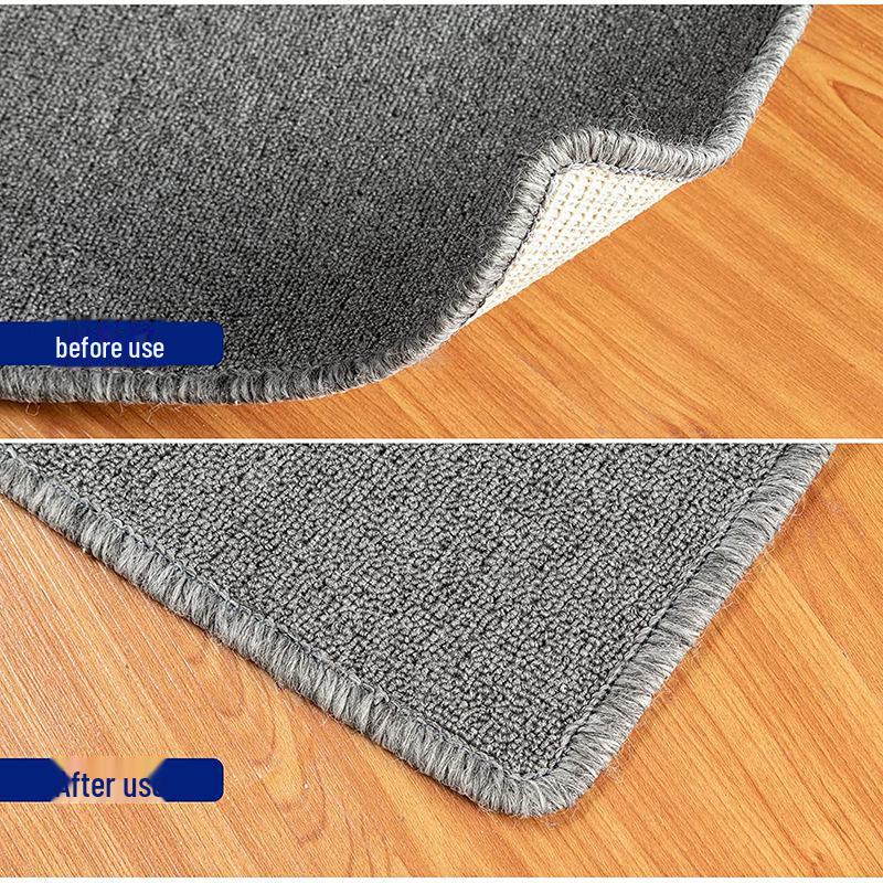 16/8pcs Black White Carpet Anti Slip Stickers Rug Grip Pads Washable Reusable Carpet Fixing Tape