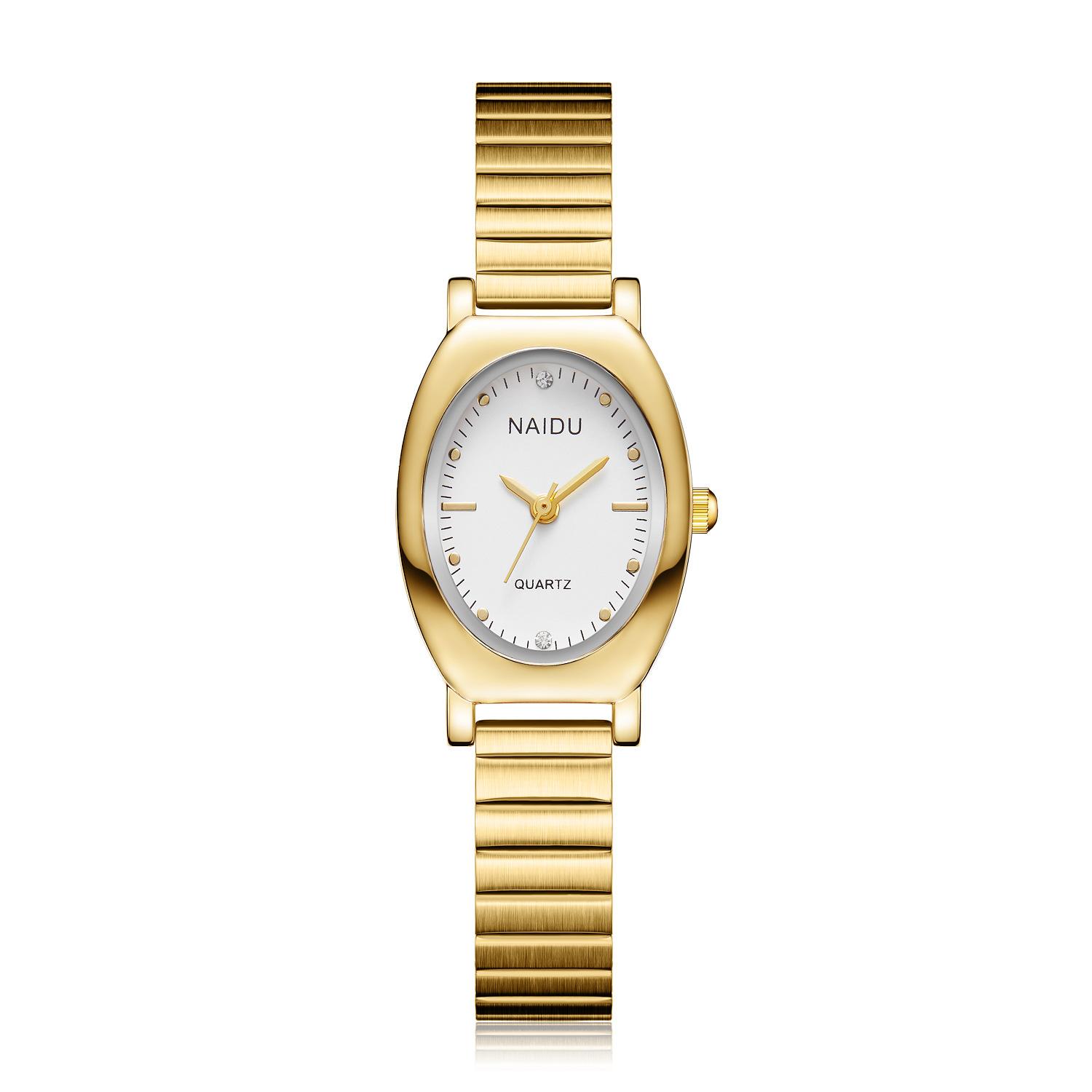 

Новые овальные модные часы High Sense с золотым и стальным ремешком, простые женские часы