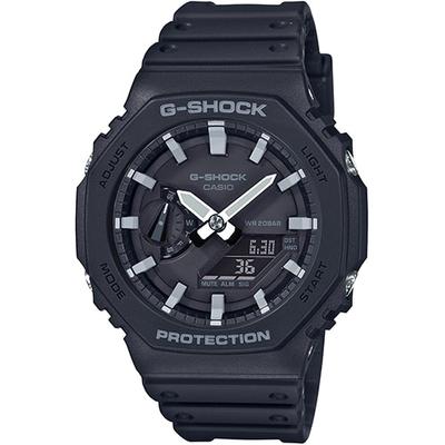 G-SHOCK GA-2100-1AJF [Mükemmel Boyutlu Kombi GA-2100] Yuvarlak Saat Karbon Dijital Analog