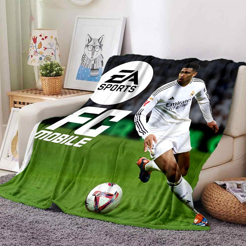 FC Theme Printed Blanket - Perfect for Couch, Bed, Travel & Outdoor Use | Machine Washable, Cozy & Durable.