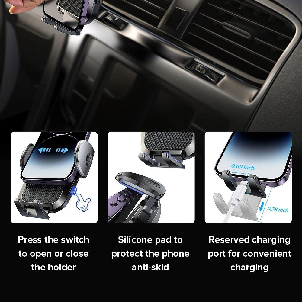 Flexible Car Phone Holder Long Arm Auto Phone Stand Reusable Auto Navigation Bracket  Car Interior