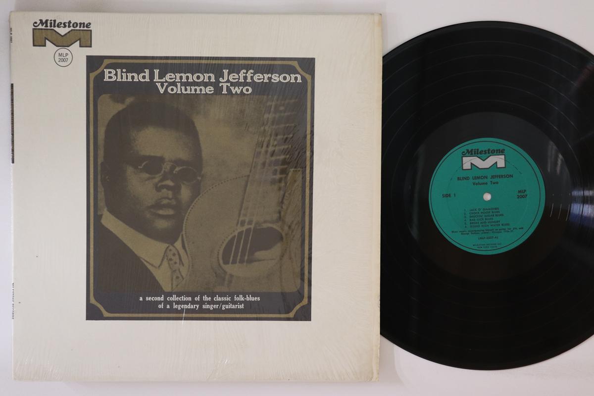 

LP Record BLIND LEMON JEFFERSON - Volume Two MLP2007 MILESTONE US Blues Used