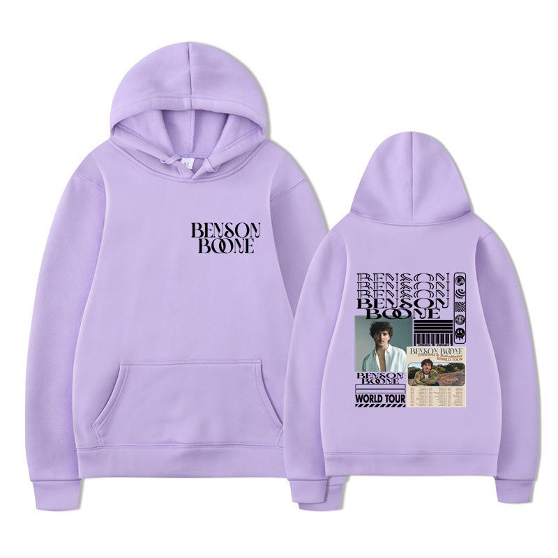 Hooded Sweater Harajuku Funny Benson Boone Sweater, Long Sleeve Men'S And Women'S Pullover