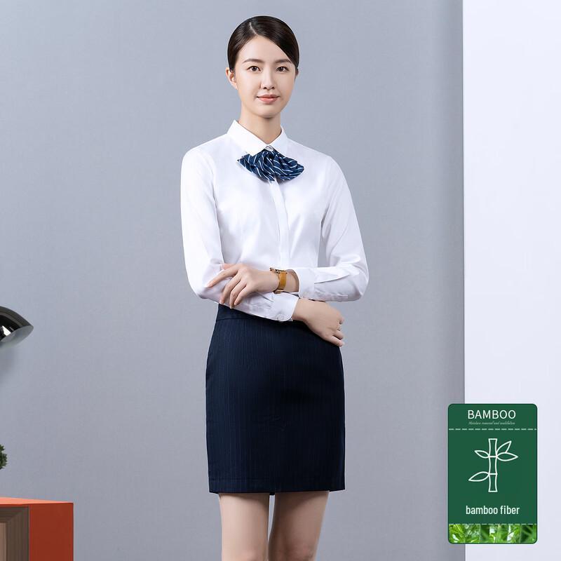 

Luo Meng Women s Non-Iron Business Shirt 38