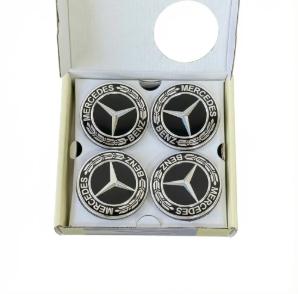 4PCS 75mm Car Floating Wheel Center Hub Caps Cover Mercedes Benz Amg B/C/E/S Class A Class C200L GLC GLK CLA Accessories.VVV PA1