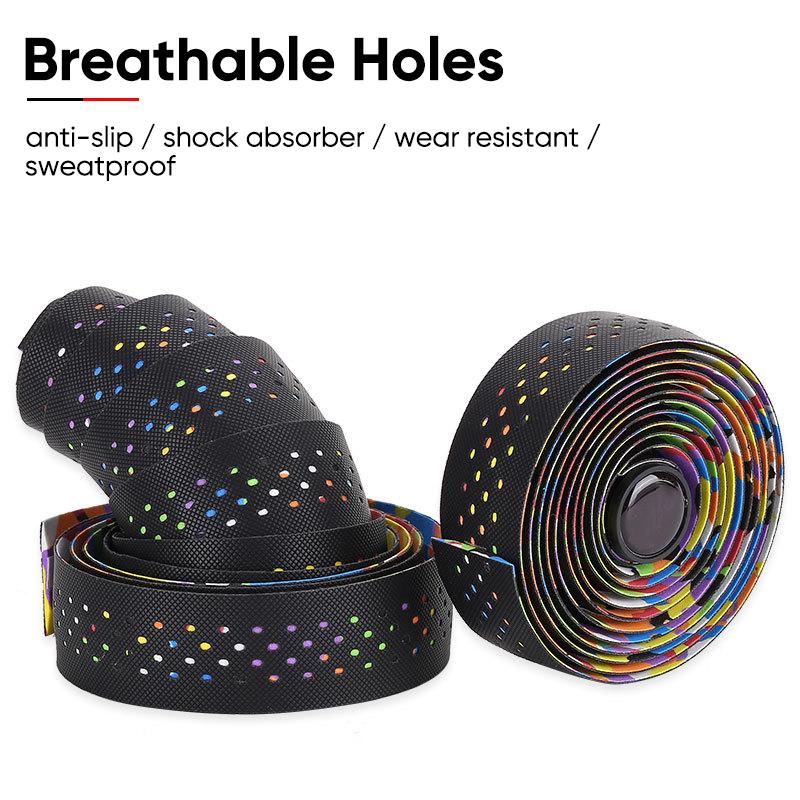Road Bicycle Handlebar Tape Comfortable Racing Bike Drop Bar Tape Soft PU+EVA Material Bike Tape Non-slip Cycling Accessories