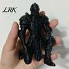 Knight Statue Decor 3D Printed Kneeling Statue, Medieval Armored Figurine, Creative Micro Landscape Desktop Warrior Sculpture for Home Office