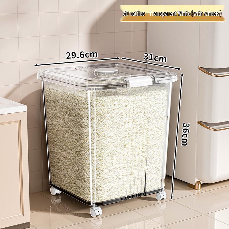 Pest-Proof Moisture-Proof Rice Flour Storage Jar | Food-Grade Large Capacity Container
