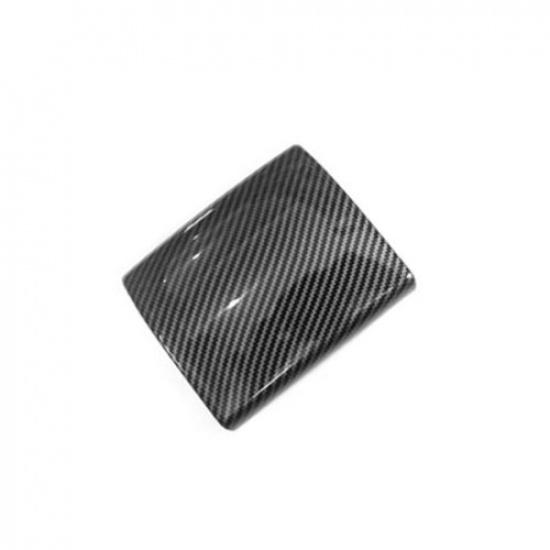 Carbon Fiber Rear Armrest Storage Box Cover Trim For Toyota Highlander 2021 2022