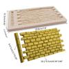 Brick Wall Texture Silicone Chocolate Mould Cake Decor Kitchen Baking Accessory