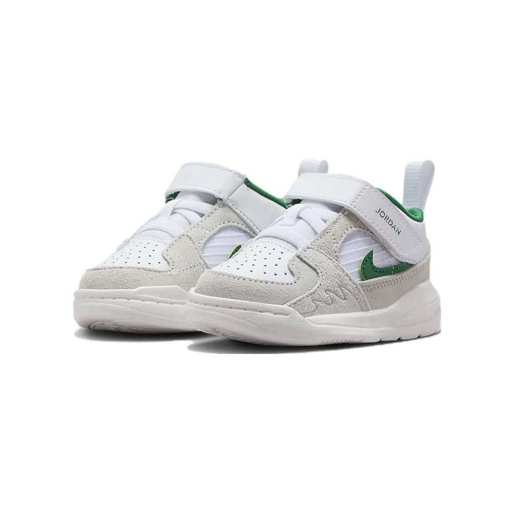 Jordan Stadium 90 Comfortable Slip Resistant Low top Toddler Shoes White Green Infant And Toddler DX4396-103