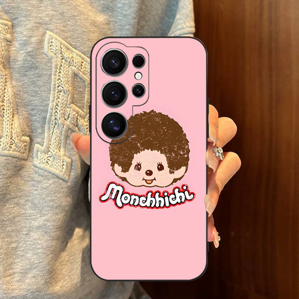 kawaii IP M-M-Monchhichis Phone Case For Samsung S 24 fe 25 Ultra plus 20 lite 21 30 22 23 24 22 Ultra 5G Fundas