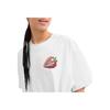 Coach Strawberry Print Round Neck Pullover Short Sleeve T-Shirt Women Tops White CAH64-WHT