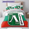PFC Ludogorets Razgrad Bedding Quilt Set Quilt Cover Pillowcase Home Decoration Birthday Gift (1 * Duvet Cover + 2 * Pillowcase, Without Core)