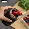 Tyeso 220ml Cute Thermoses Compact Vacuum Flask Frosted Stainless Steel Portable Thermal Cup Stylish Leak-Proof Daily Essential